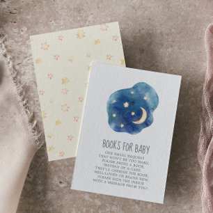 Måne och Stars Gender Neutral Bokar för Baby Tilläggskort