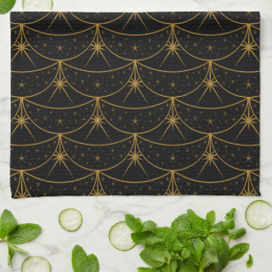 Måne och Stars Kitchen Towel Kökshandduk