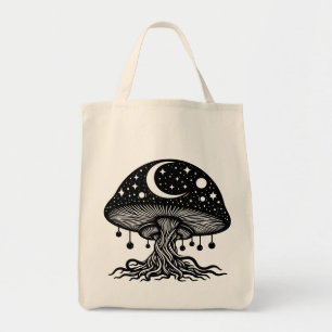 Måne och Stars Mushroom Tygkasse