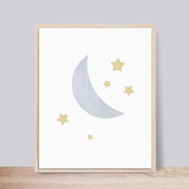 Måne och Stars Nursery Poster (Skapare uppladdad)