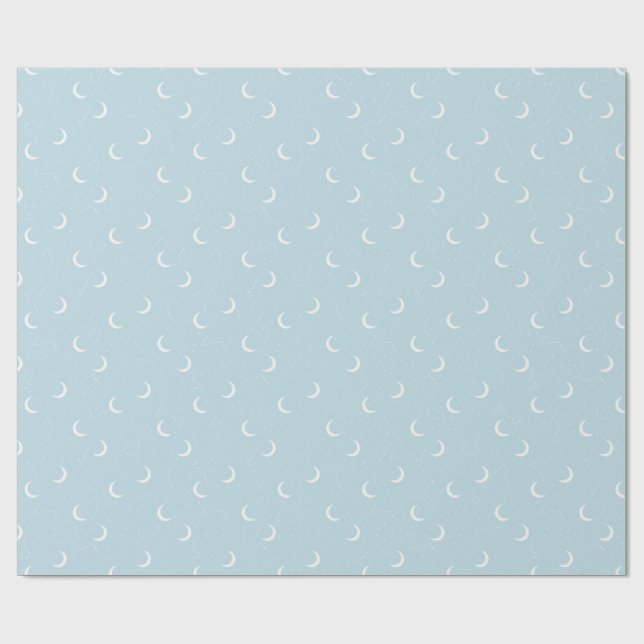 Måne och stjärnbilder  presentpapper (Platt)