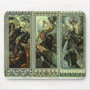 Måne och stjärnor av Alphonse Mucha Musmatta