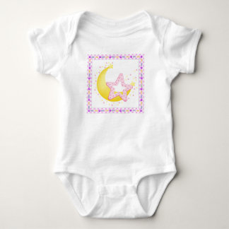 Måne och stjärnor för baby t shirt