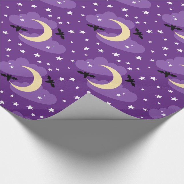 Måne och stjärnor | Halloween-presentpapper Presentpapper (Hörn)