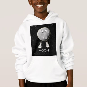 Måne och stjärnor i rymden t shirt