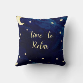 Måne och stjärnor kudde