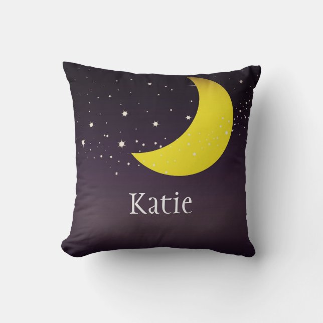 Måne och stjärnor kudde (Framsida)