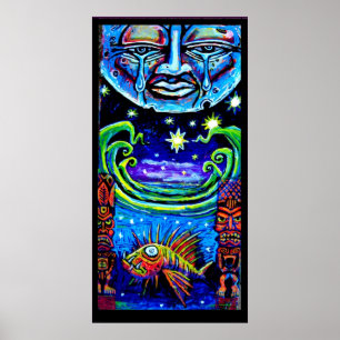 måne och stjärnor poster