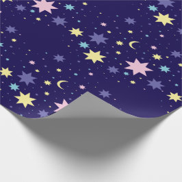 Måne och stjärnor. presentpapper