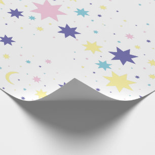 Måne och stjärnor. presentpapper