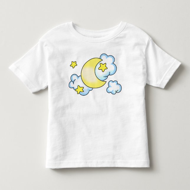 Måne och stjärnor t shirt (Framsida)