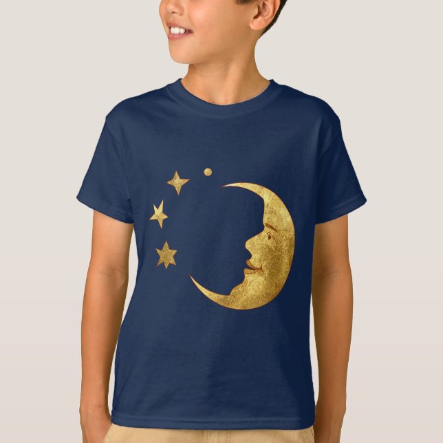 Måne och stjärnor tee shirt (Framsida)