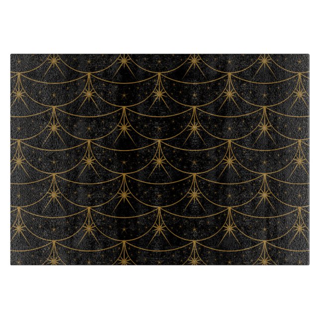 Måne och stjärnskärmar av glas 11 x 8 (Framsidan)