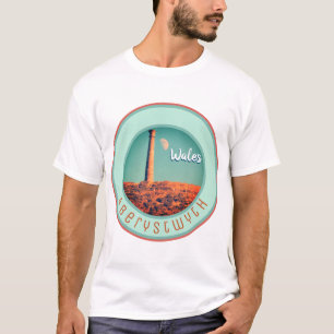 Måne och Torn: Aberystwyth, Wales T Shirt