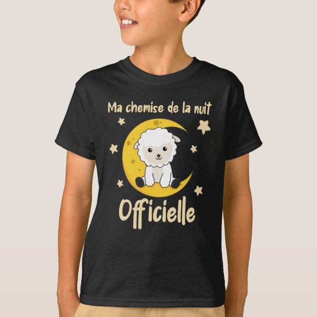 Måne Officiell - viloläge för får i  T Shirt (Framsida)