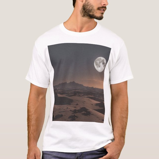 Måne Out Yonder T Shirt (Framsida)