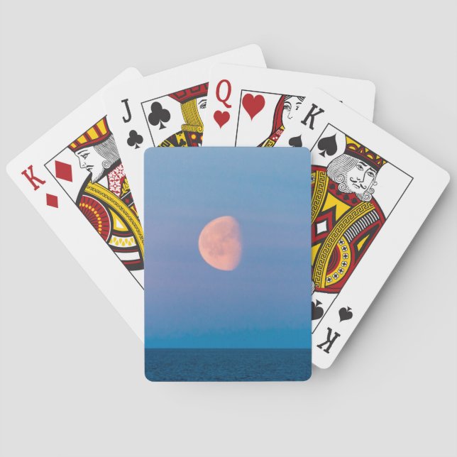 Måne över Beringsjön | Rysslands Fjärran Östern Casinokort (Baksidan)