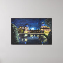 Måne över Broadmoor Canvas Art