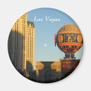 Måne över den Las Vegas magneten Magnet