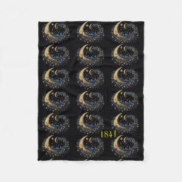 måne över mig fleecefilt