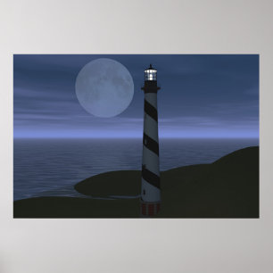 Måne över mina Hatteras Poster