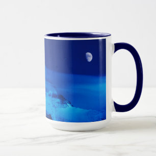 Måne över Mt. Everest Tibet, Kina Mugg