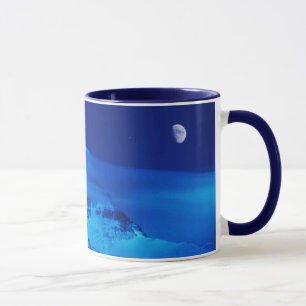 Måne över Mt. Everest Tibet, Kina Mugg