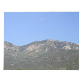 Måne över Sandia Mountains Anteckningsblock