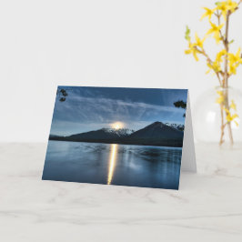 Måne över Sjö-kortet Kort