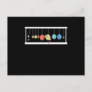 Måne Pendulum Planets Astronaut Space Vykort
