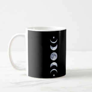 Måne Phase Lunar Cycle Astrology Celestial astrono Kaffemugg
