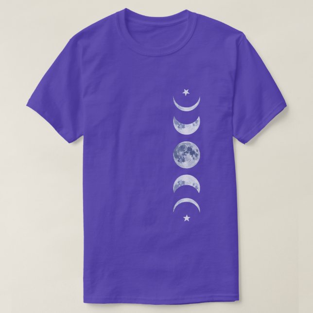 Måne Phase Lunar Cycle Astrology Celestial astrono T Shirt (Design framsida)