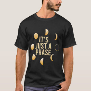 Måne Phases Astronomy Astronomer Andlig Psychic T Shirt