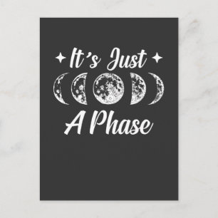 Måne Phases Astronomy Earth Solar System Planet Vykort