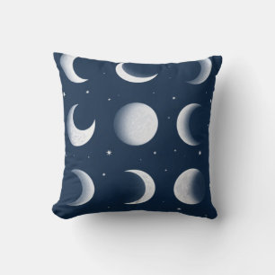 Måne Phases Grid Celestial Mönster Design Kudde