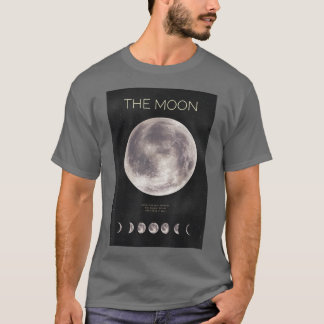 Måne Phases Night Graphic T-Shirt