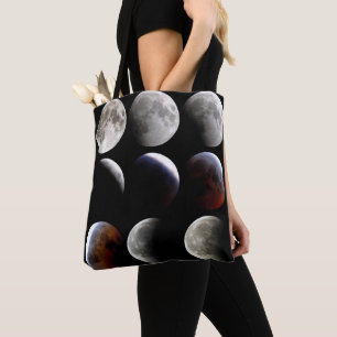 Måne Phases Pagan Wiccan Ritual Altar Tote Bag Tygkasse