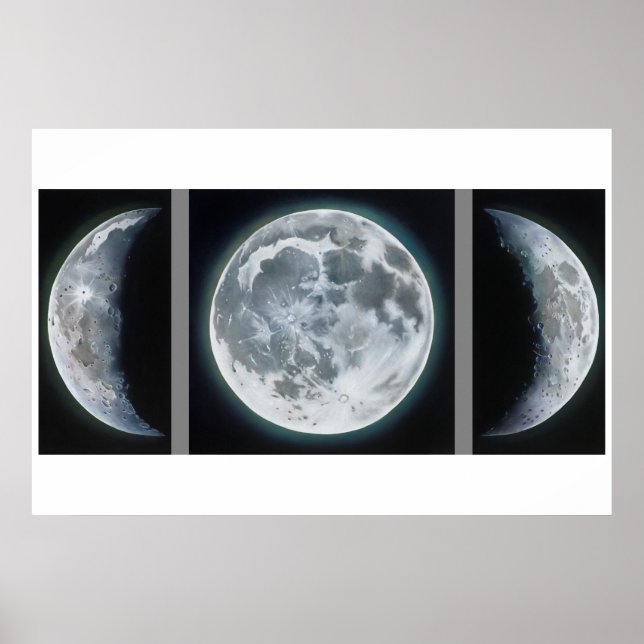 Måne Phases Poster (Framsidan)