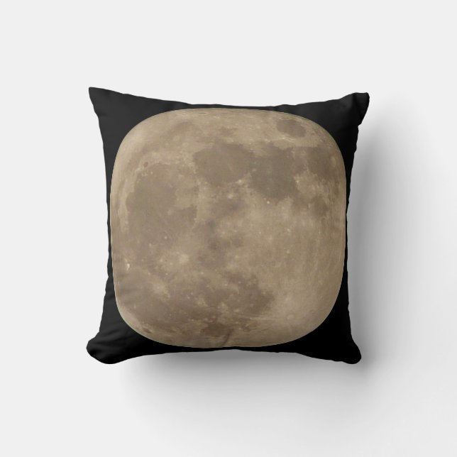 Måne Pillow Full Moon Dekorativ kudde Måne-gåvor (Framsida)