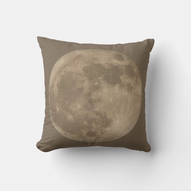 Måne Pillow Full Moon Dekorativ kudde Personlig (Framsida)