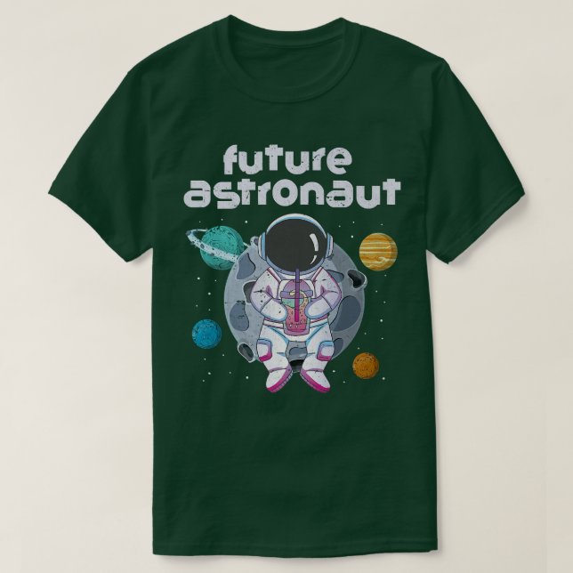 Måne Planets Rymden Science Universe Future A T Shirt (Design framsida)