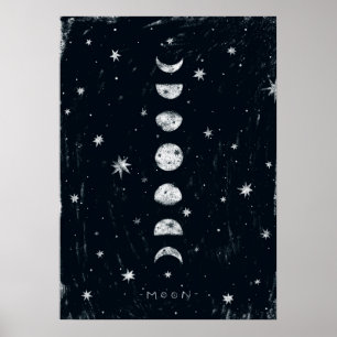 Måne Poster
