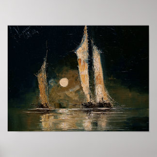 Måne Poster