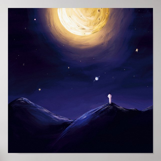 Måne Poster (Framsidan)