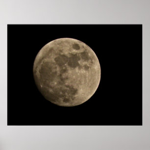 Måne Poster