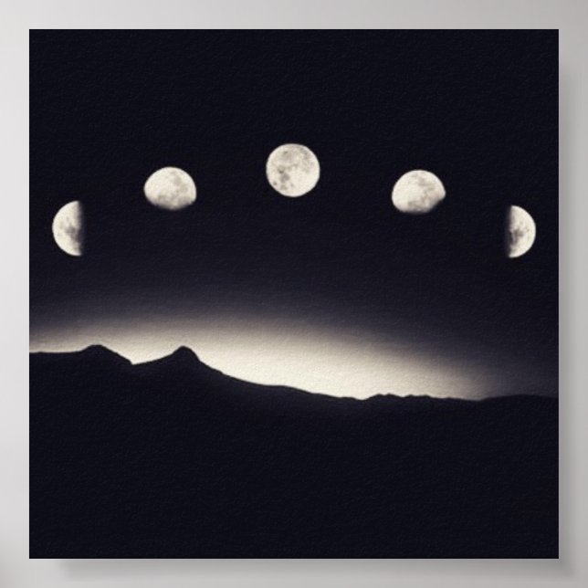 Måne poster (Framsidan)