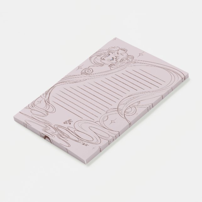 Måne Princess Post-it Block (Vinklad)