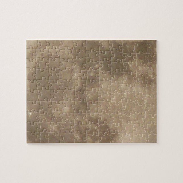 Måne Puzzle Personlig full Moon Puzzles Pussel (Horisontell)