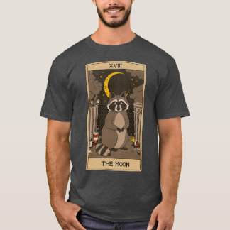 Måne Raccoons Tarot T Shirt
