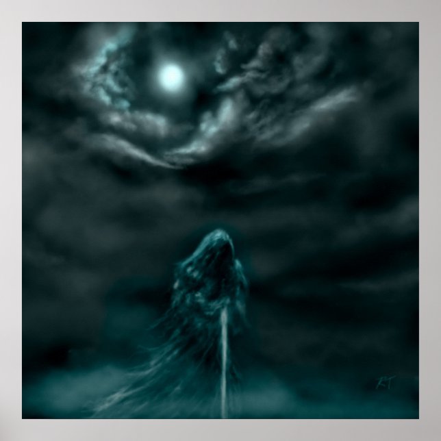 Måne Reaper Poster (Framsidan)